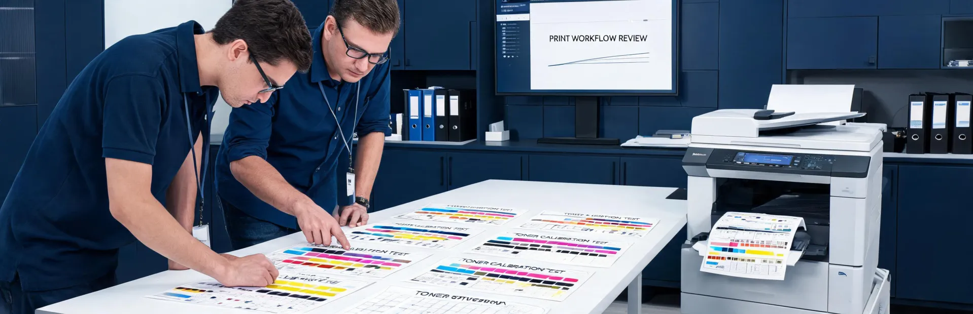 Engineered imaging lab and office print workflow review
